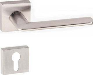 DOĞANLAR KANTE SATEN ROZETLİ KAPI KOLU TAKIM-Yale Kol