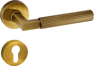 DOĞANLAR LT OLİFKA MAT VERNİK ROZETLİ KAPI KOLU TAKIM-Yale Kol