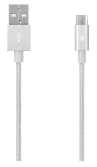 ttec AlumiCable Gümüş Micro USB Şarj Kablosu 