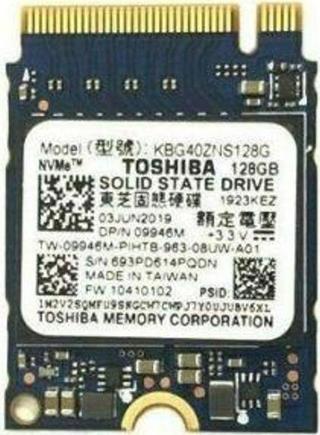 KIOXIA 128GB KBG40ZNS128G M.2 PCI-Express 3.0 SSD (TOSHIBA)