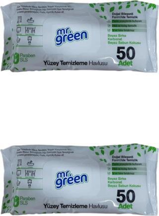 Mr Green Yüzey Temizlik Havlusu 50 Yaprak 2'li Paket