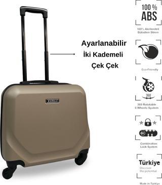 Anhelo Traveller Abs Hostes-pilot Boy Valiz  Altın