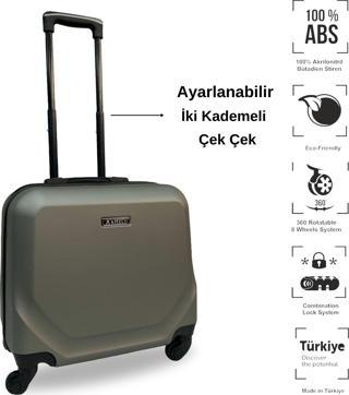 Anhelo Traveller Abs Hostes-pilot Boy Valiz  Füme