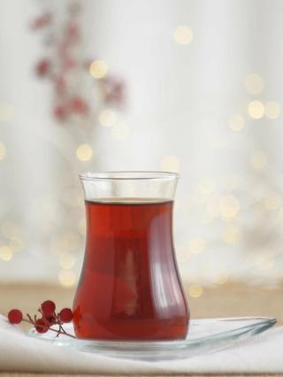 Lav eva çay takımı çay seti - çay bardağı ve tabağı 12 prç.