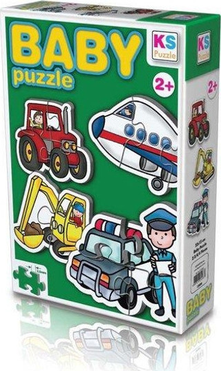 Ks Games Meslekler Taşıtlar Baby Puzzle
