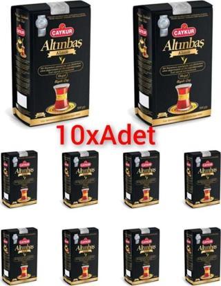 Çaykur 10Xadet Altınbaş 500Gr Taptaze Iki Yapraktır Altınbaş