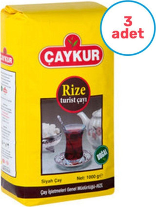 Çaykur 3 Adet Rize Turist Çay 1000 Gr