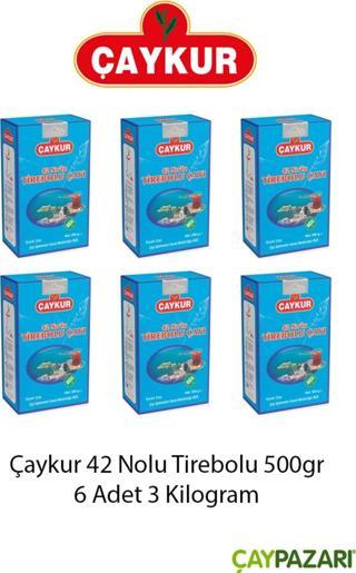 Çaykur 42 Nolu Tirebolu 500 Gr. 6 Adet (3 Kilogram)