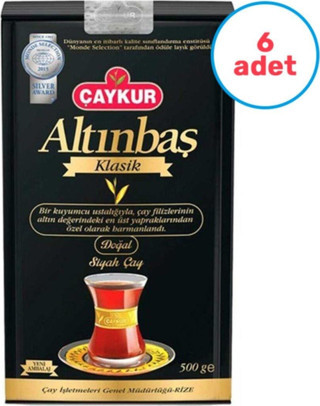 Çaykur 6 Adet Altınbaş Çay 500 Gr