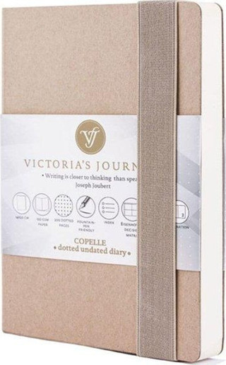 Victorias Journals Copelle Kraft Bujo Defter Krem