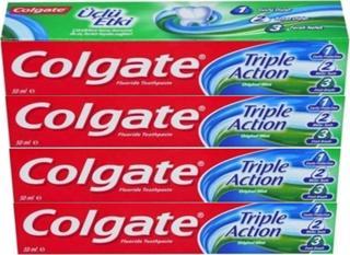 Colgate Üçlü Etki Diş Macunu 50 Ml 4'Lü