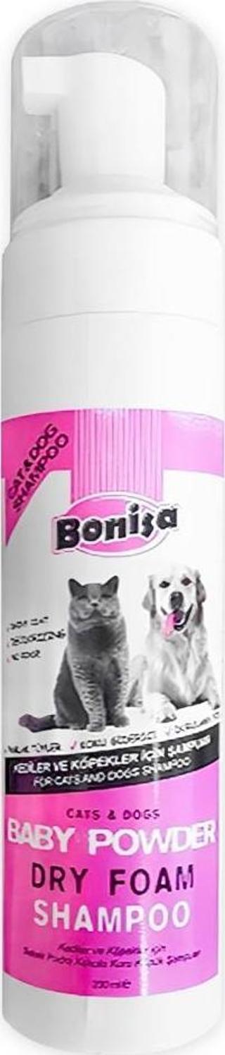 Bonisa Kedi ve Köpek Köpük Şampuan 200ml Bebek Pudra Kokulu