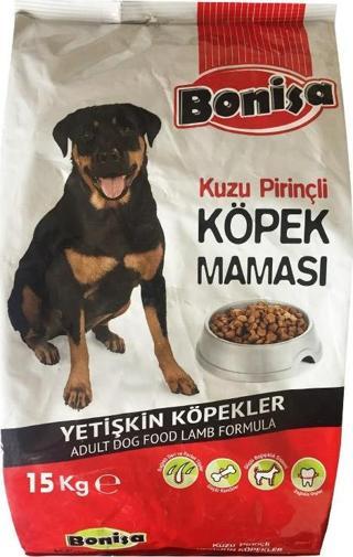 Bonisa Kuzu Etli Pirinçli Köpek Maması 15 Kg