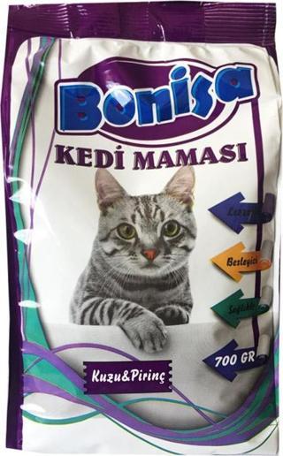 Bonisa Kuzu Etli Prinçli Kedi Maması 700 Gr