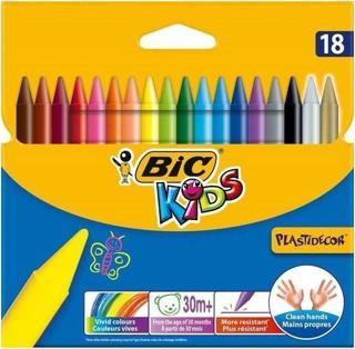 Bic Silinebilir Pastel Boya 18' li Kutu