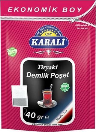Karali Çay Karali Tiryaki Jumbo Demlik 25 X 40 Gr X 6 Adet