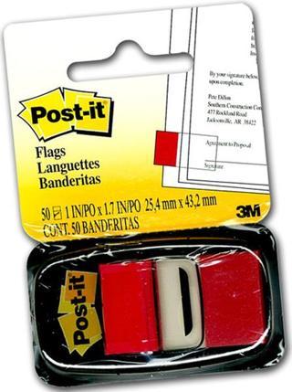Post-It Index- İşaret Bandı Kırmızı 50 Yaprak 680-1