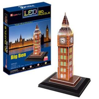 CubicFun 3D Puzzle Big Ben İngiltere LED Işıklı Seri 3D Puzzle L501H