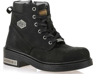 Scooter Deri Siyah Erkek Bot M5121CS