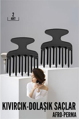 Findit Kıvırcık Saç Açıcı Afro Perma Tarağı