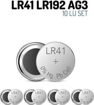 Findit LR41 LR192 AG3 1.55V 10 Adet Alkaline Pil