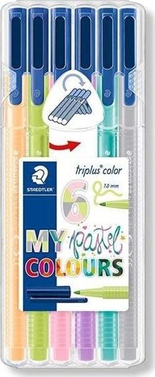 Staedtler Pastel Renk 6'lı Keçeli Boya Seti