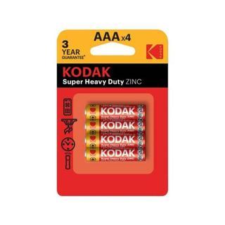 Kodak 4 Adet Çinko Karbon Blister İnce Pil