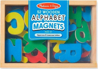 Melissa & Doug Ahşap Mıknatıslı Harfler