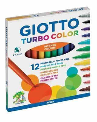 Giotto Turbo Color Keçeli Kalem 12 Renk (416000)