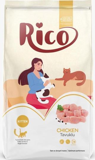Rico Tavuklu Yavru Kedi Maması 15kg