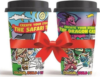 Art In A Cup Hikayeni Yarat Safari Gezisi ve Ejderha Şatosu İkili Kardeş Seti