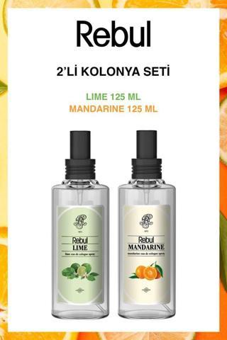 Rebul Lime-Mandarine Plastik Şişe 125ml Set