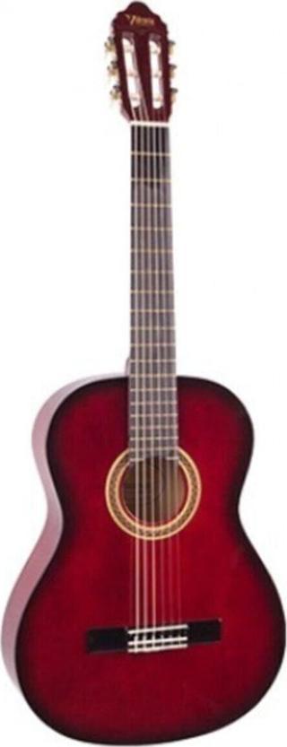 Valencia Vc103Trds Klasik Gitar Sap Çelikli 3/4 Kırmızı Sunburst