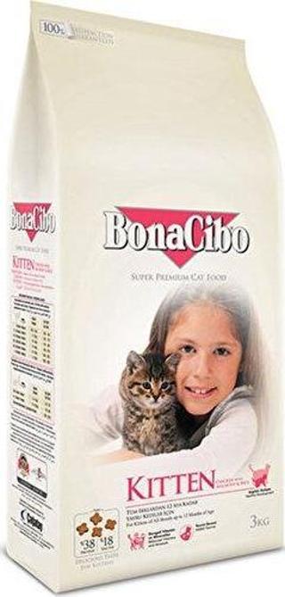 BonaCibo Kitten Tavuklu Yavru Kedi Maması 1,5 kg x 2 adet