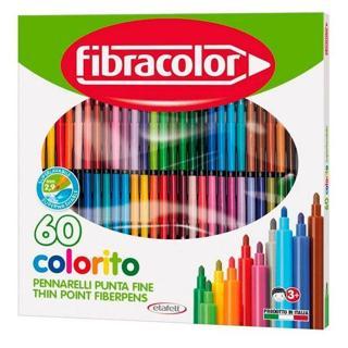 Fibracolor Colorito 60 Renk Keçeli Kalem