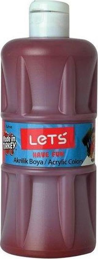 Lets Akrilik Boya 500 ml Kahverengi L-5308