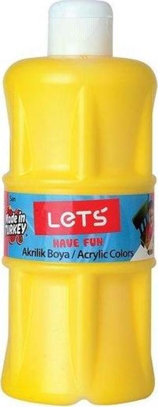 Lets Akrilik Boya 500 ml Sarı L-5301