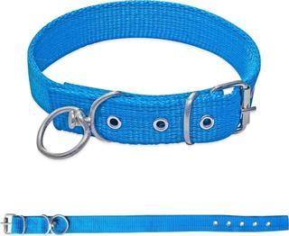 Savex Dokuma Köpek Boyun Tasması Mavi 4*70 cm