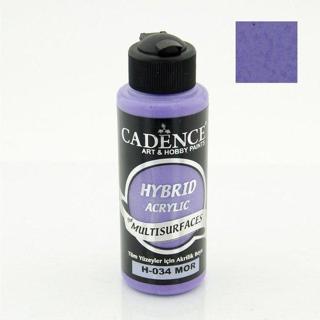 Cadence Hybrid Akrilik Multisurfaces H-034 Mor 120Ml