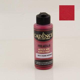 Cadence Premium Akrilik Boya 0011 Kan Kırmızı 120Ml