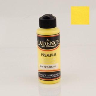 Cadence Premium Akrilik Boya 0755 Limon Sarı 120Ml