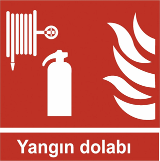 Yangın Dolabı Uyarı Levhası