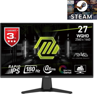 MSI MAG 275QF 27" 0.5 ms 2K IPS 180 Hz Oyuncu Monitörü