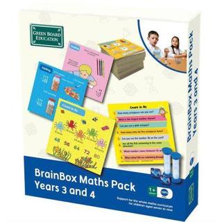 GreenBoard BrainBox Matematik Paketi 3-4 (Maths Pack Years 3 and 4) - İngilizce