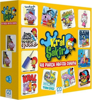 Ca Games Kral Şakir Memory Eğitici Kutu Oyunu CA5112