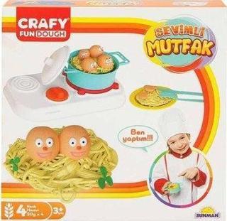 Sunman Crafy Sevimli Mutfak 200 gr. 10 Parça