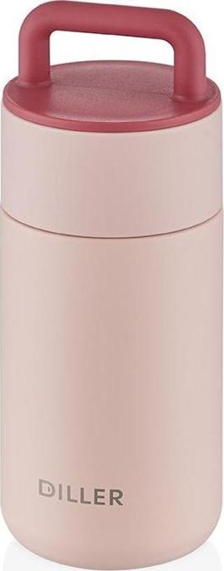 Diller Çelik Termos Pembe 350 ml