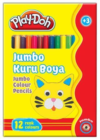 Play-Doh 12 Renk Jumbo Kuru Boya PLAY-KU004