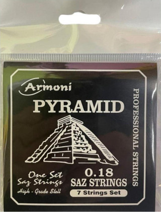 Armoni Profesyonel Pyramid 0.18 Bağlama Takım Tel