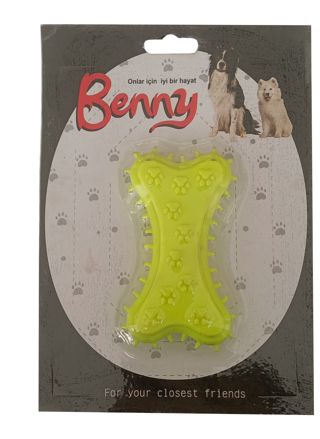 Benny Köpek Oyuncağı Kemik 5.5 x 10 cm Sarı